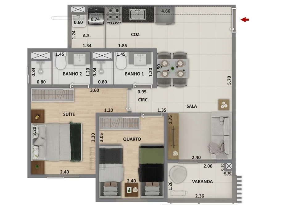Planta do empreendimento