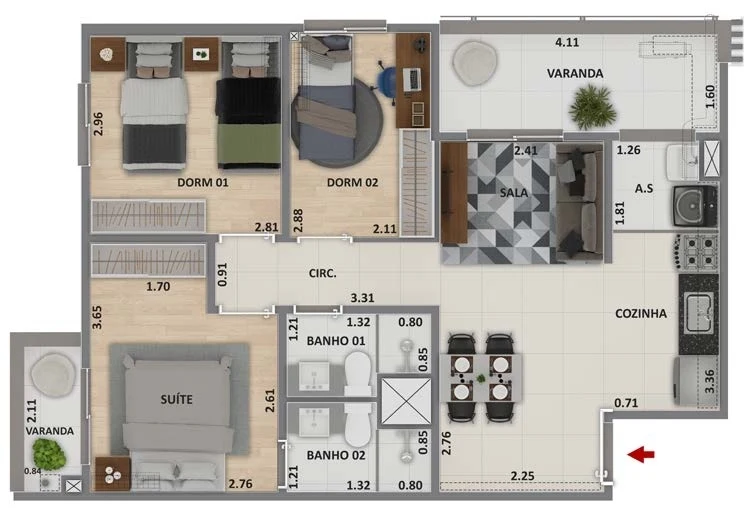 Planta do empreendimento