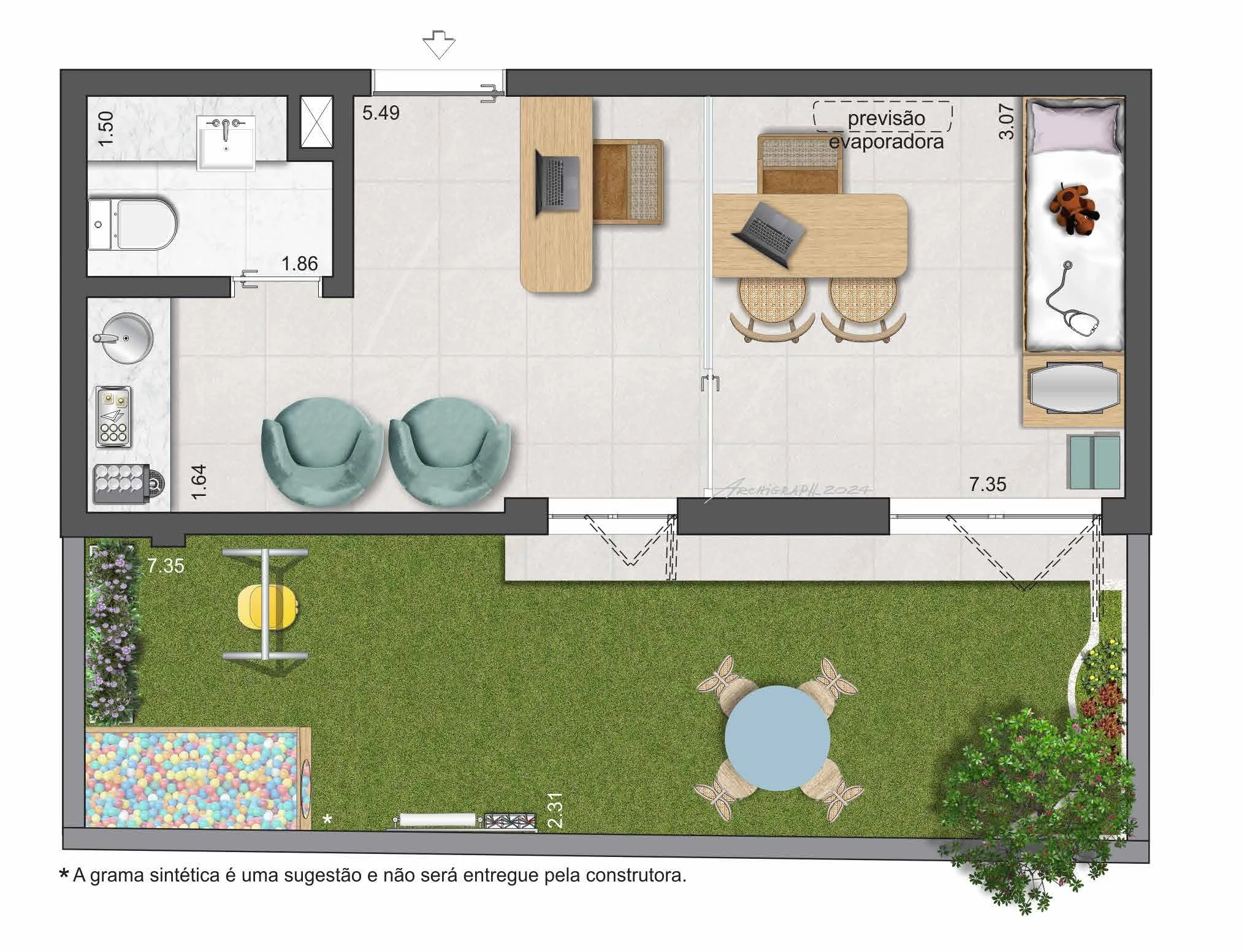 Planta do empreendimento