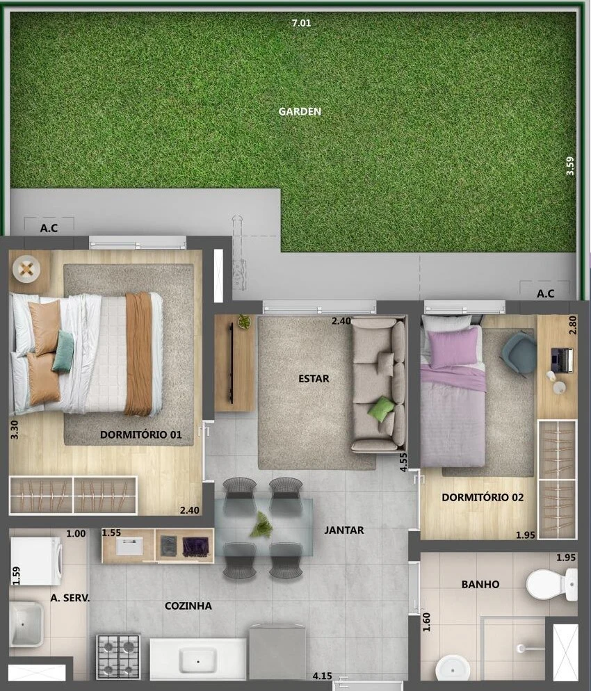 Planta do empreendimento