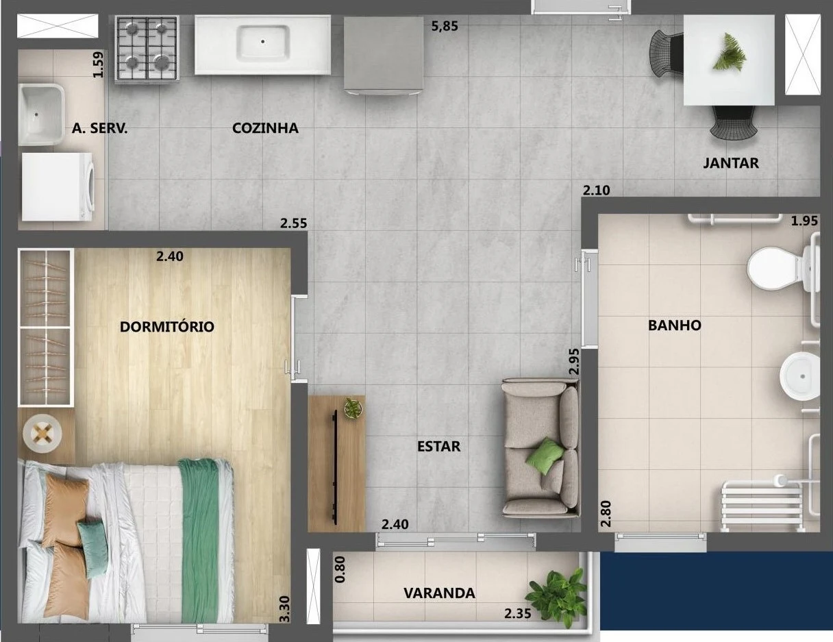 Planta do empreendimento
