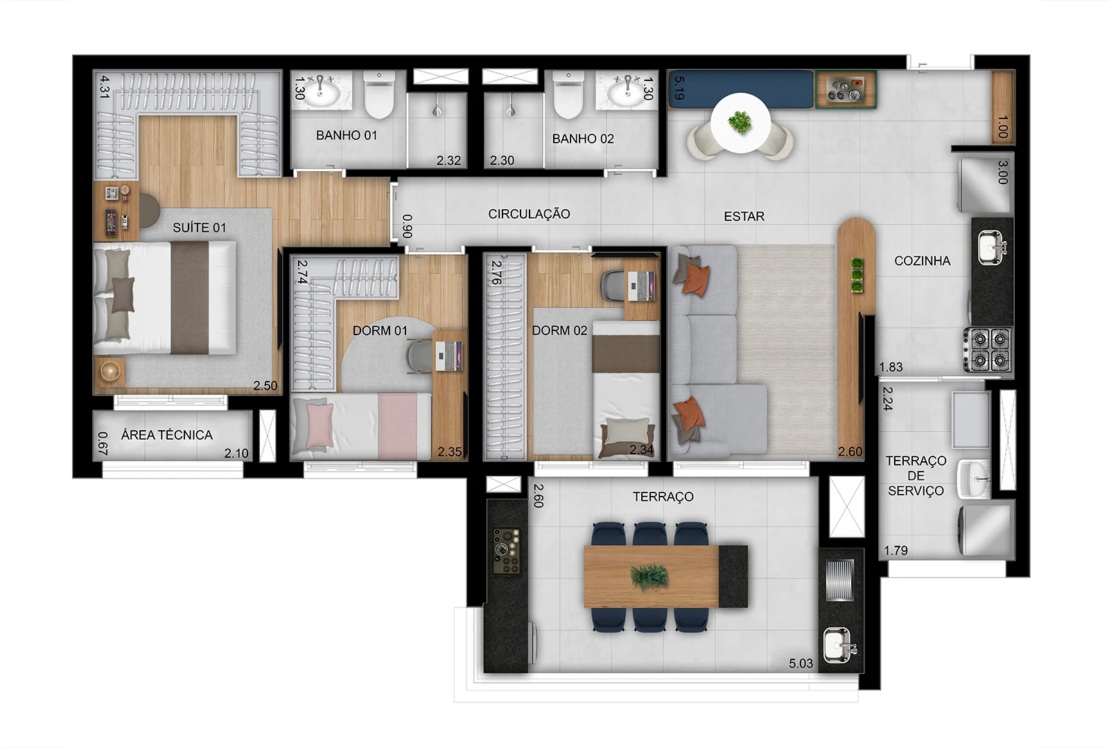 Planta do empreendimento