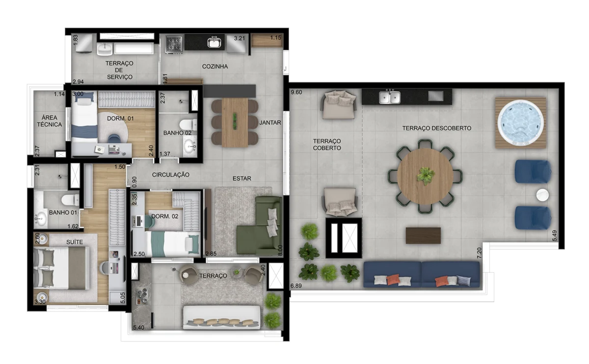 Planta do empreendimento
