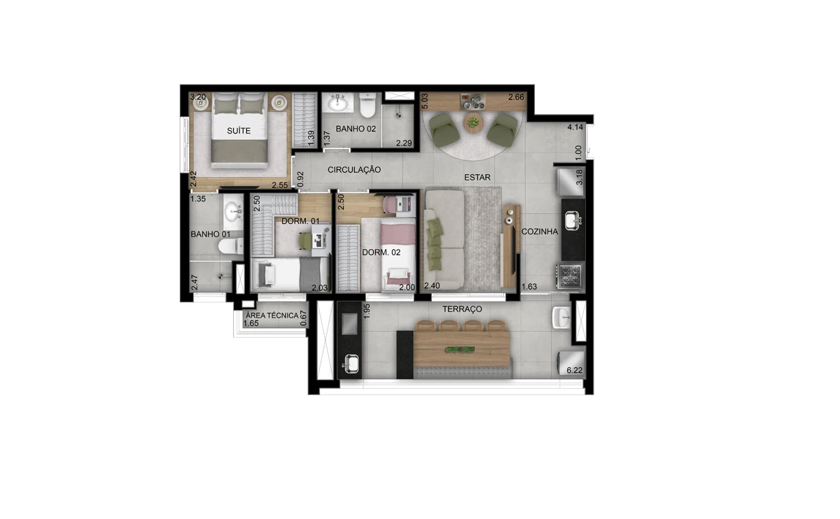 Planta do empreendimento