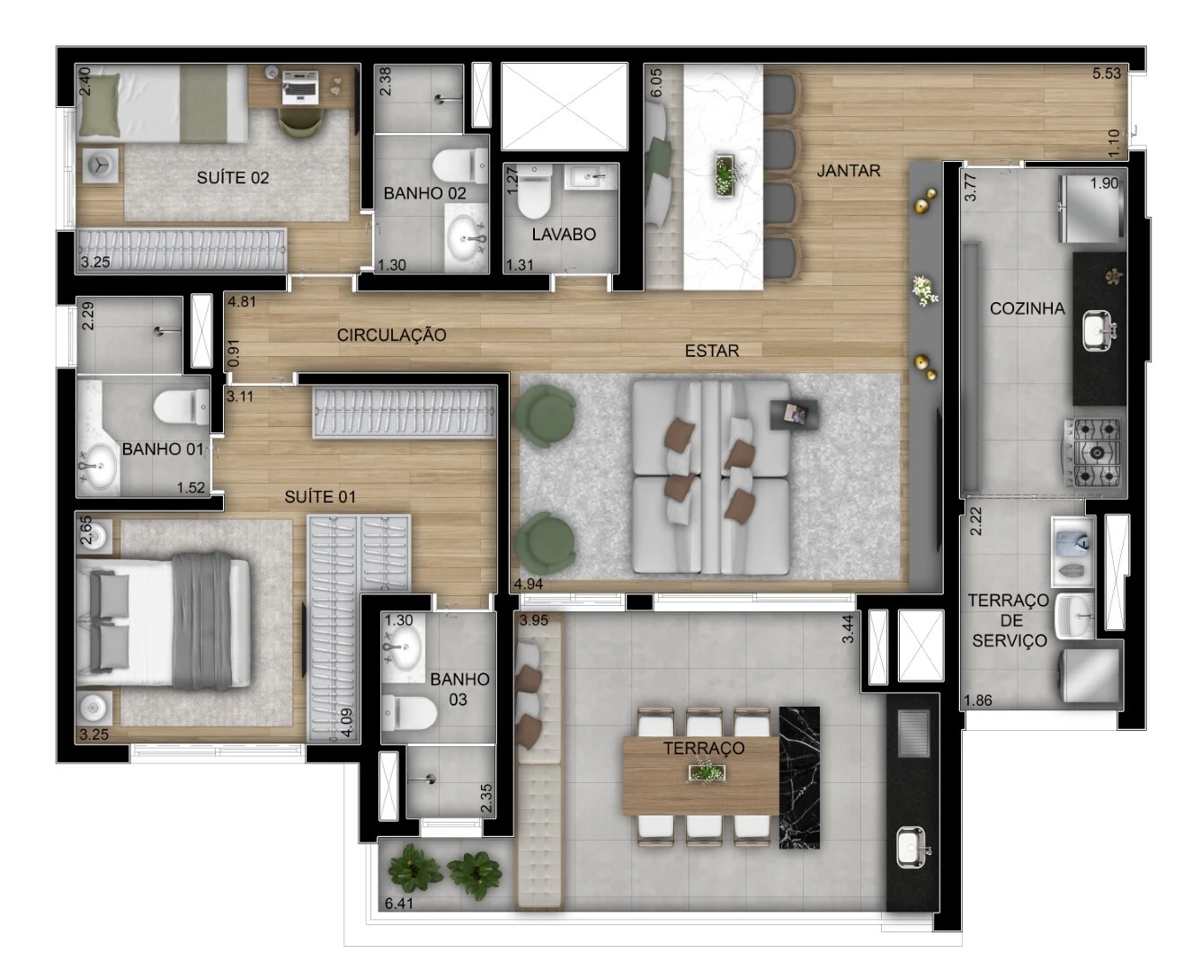 Planta do empreendimento