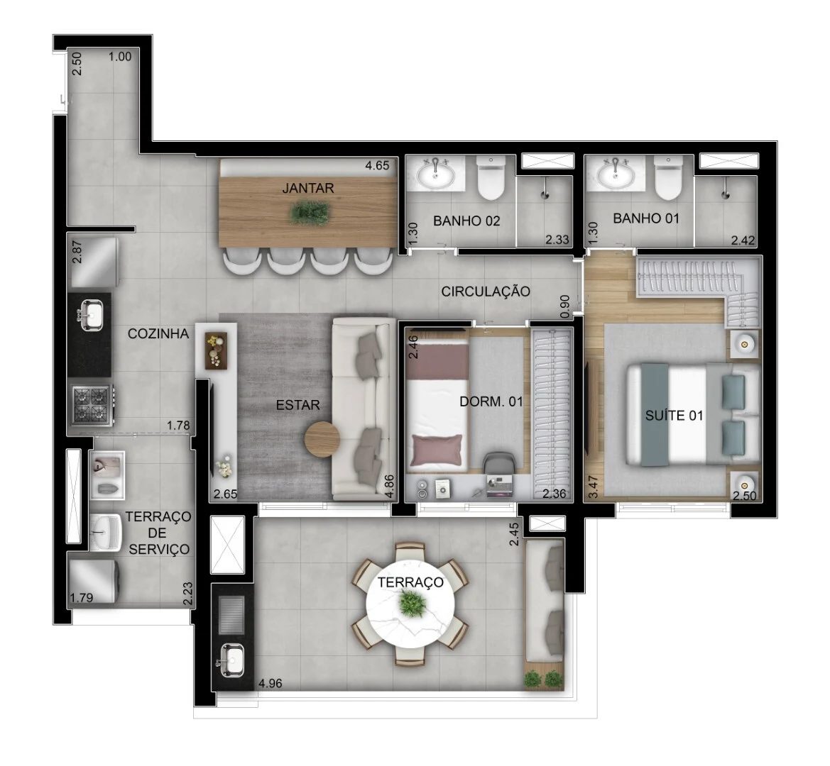 Planta do empreendimento