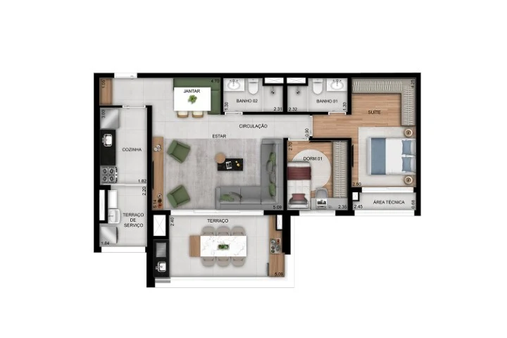 Planta do empreendimento