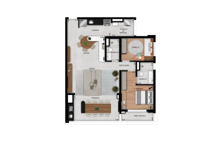 Planta do empreendimento