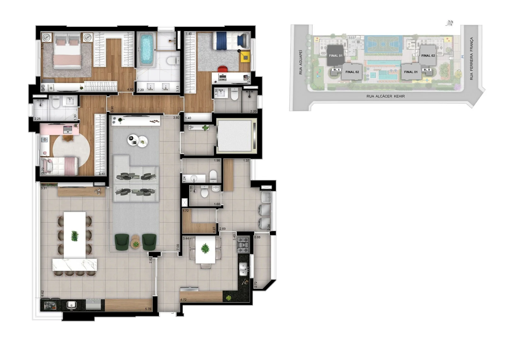 Planta do empreendimento