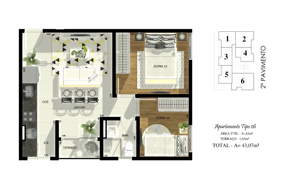 Planta do empreendimento