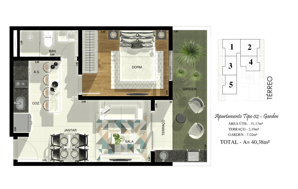 Planta do empreendimento