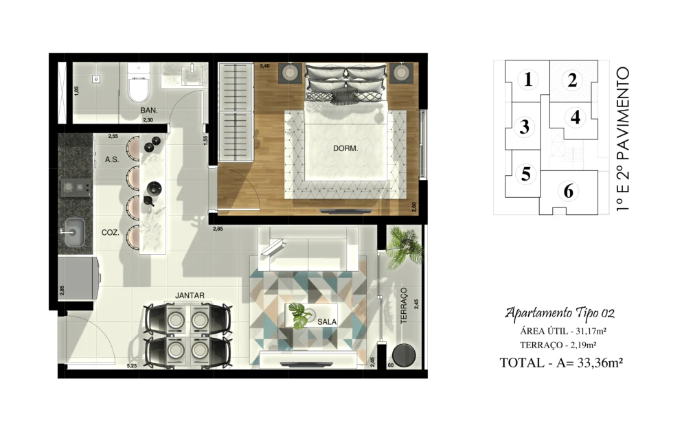 Planta do empreendimento