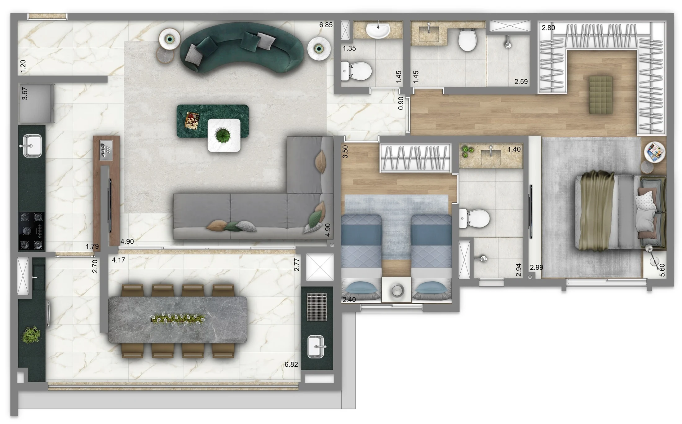 Planta do empreendimento
