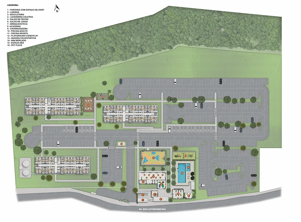 Planta do empreendimento