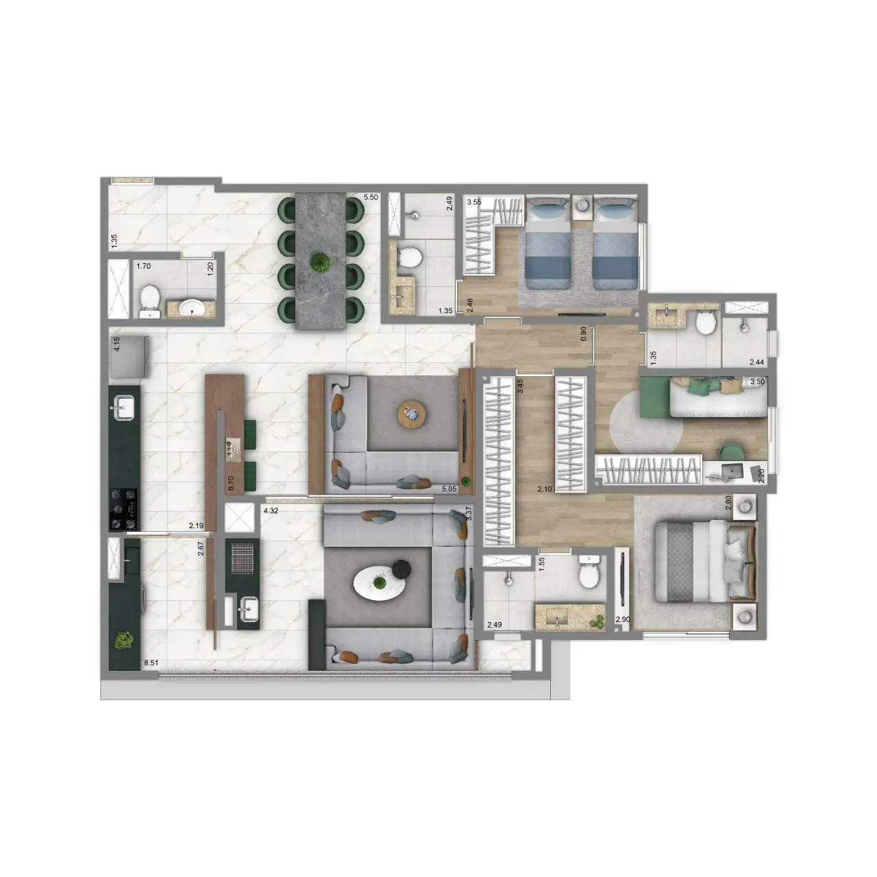 Planta do empreendimento
