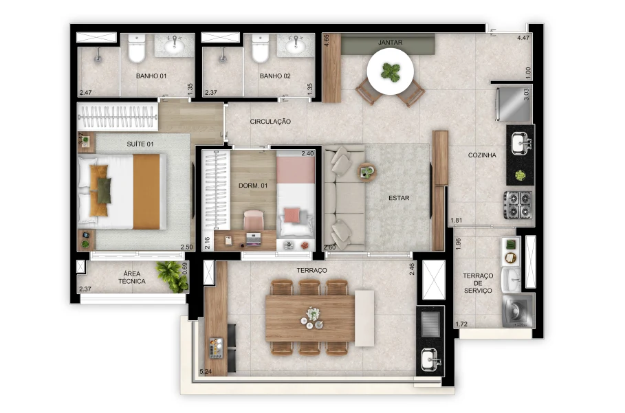Planta do empreendimento