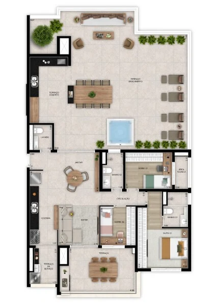 Planta do empreendimento