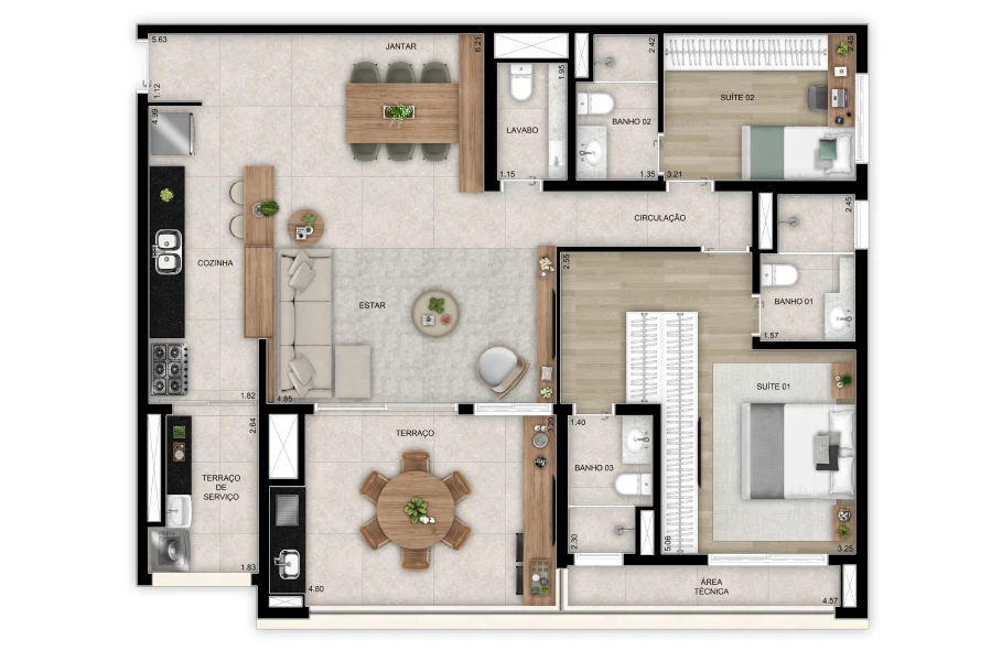 Planta do empreendimento