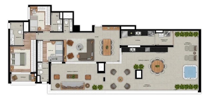 Planta do empreendimento