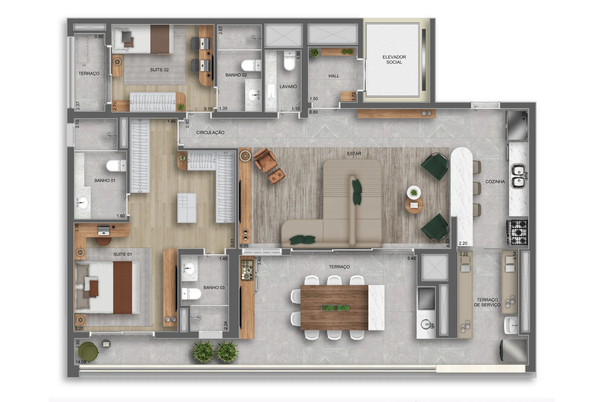 Planta do empreendimento
