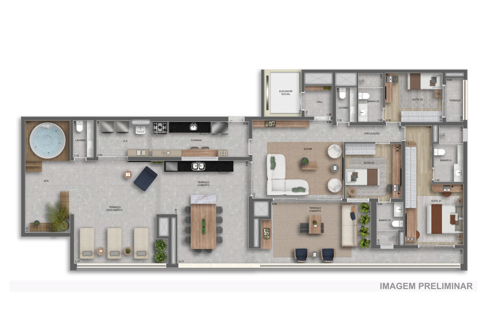 Planta do empreendimento