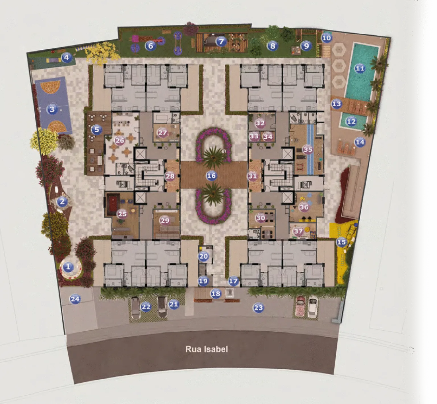 Planta do apartamento — referência TÉRREO
