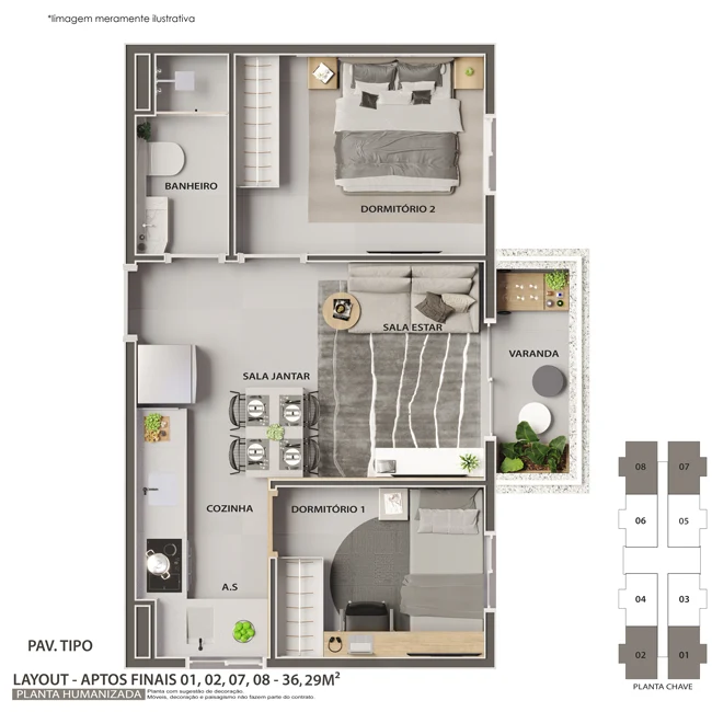 Planta do empreendimento