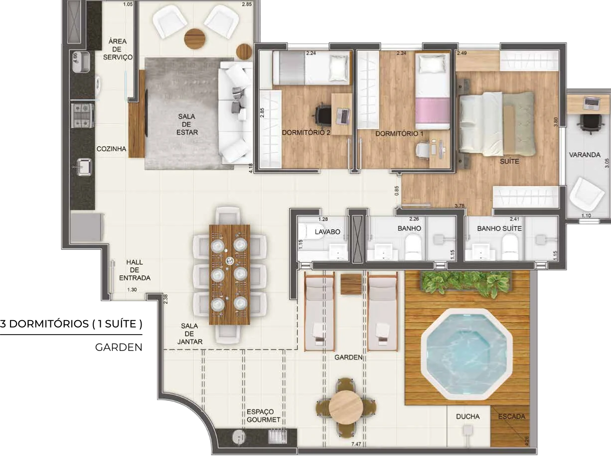 Planta do empreendimento