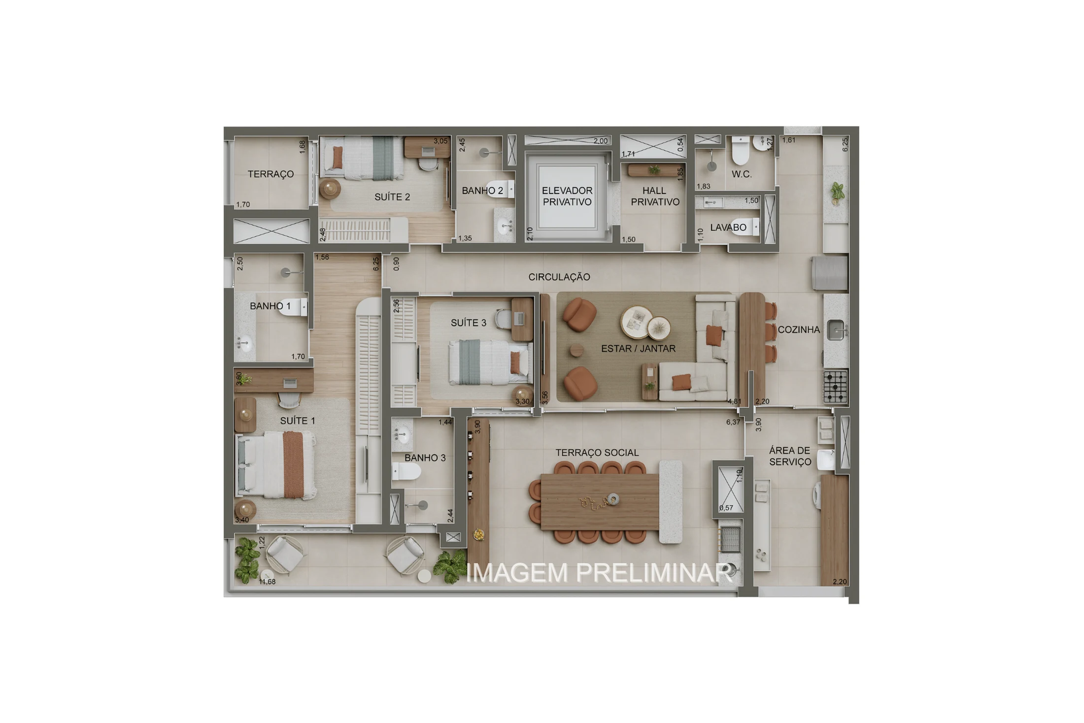 Planta do empreendimento