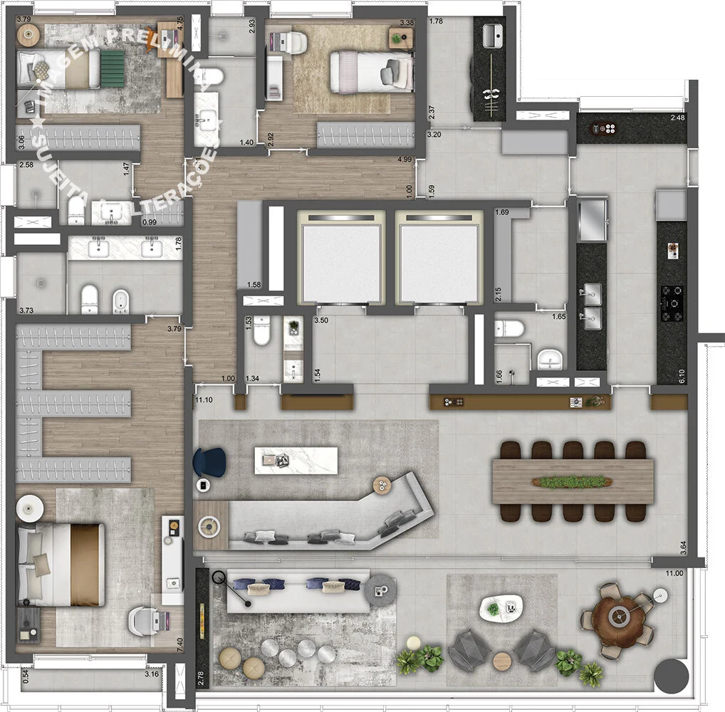 Planta do empreendimento