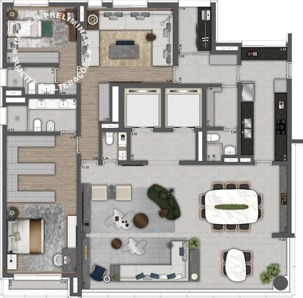 Planta do empreendimento
