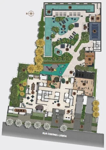 Planta do empreendimento