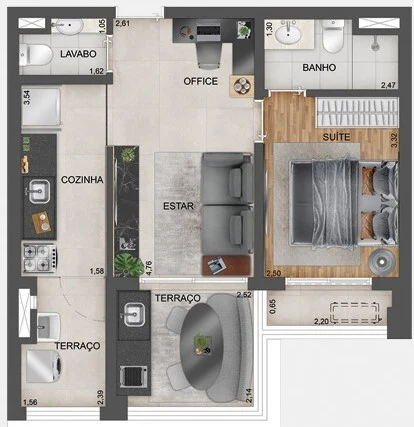 Planta do empreendimento