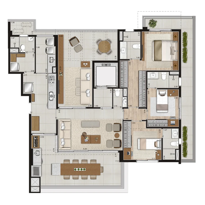 Planta do empreendimento