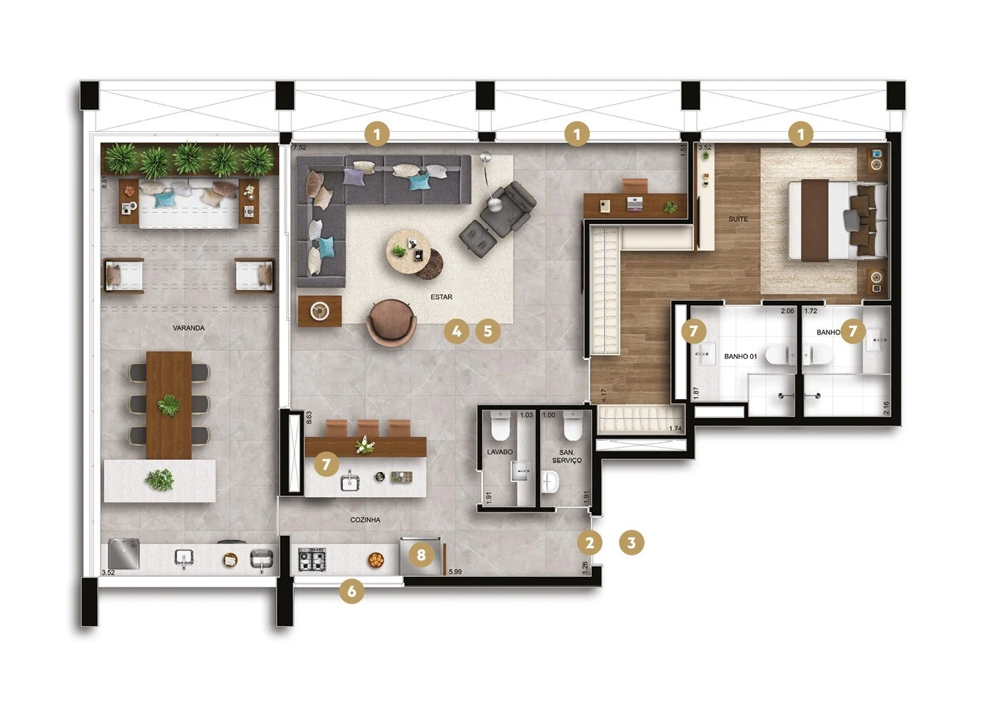 Planta do empreendimento