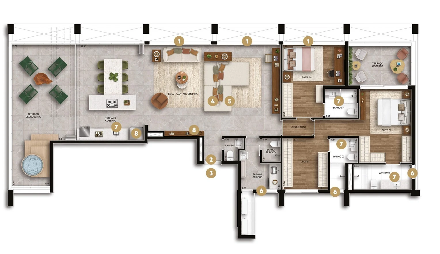Planta do empreendimento
