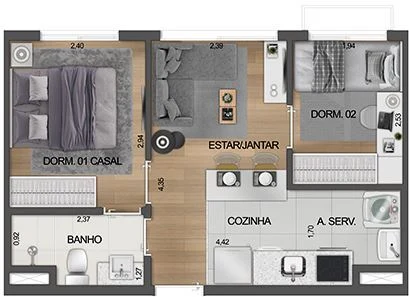 Planta do empreendimento