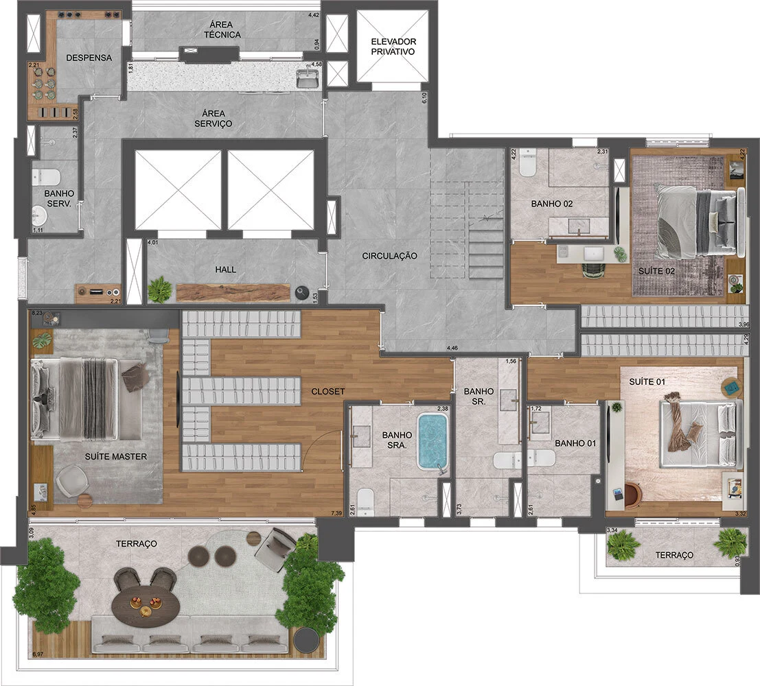 Planta do empreendimento