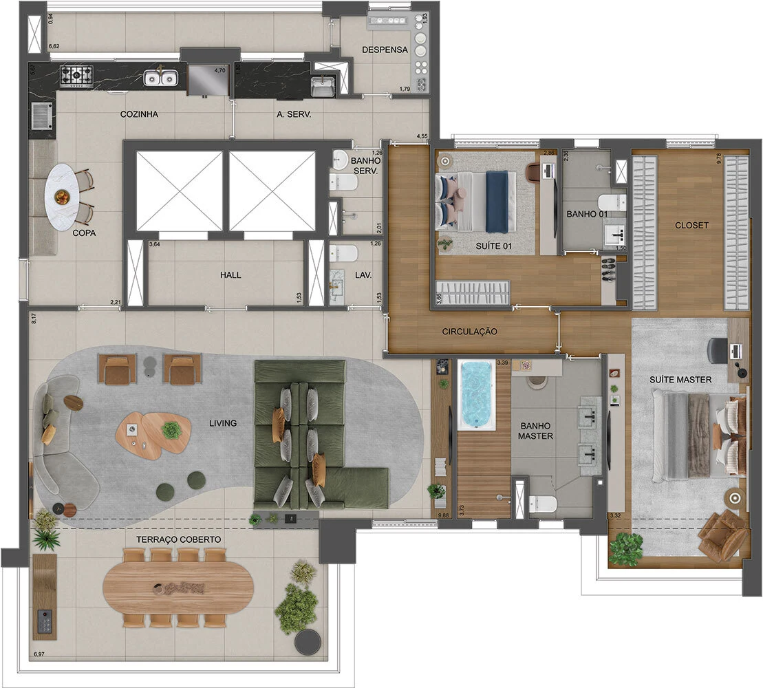 Planta do empreendimento