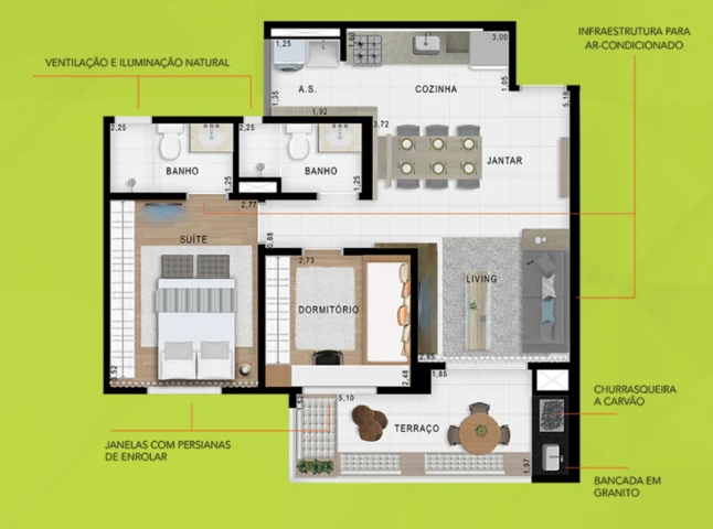 Planta do empreendimento