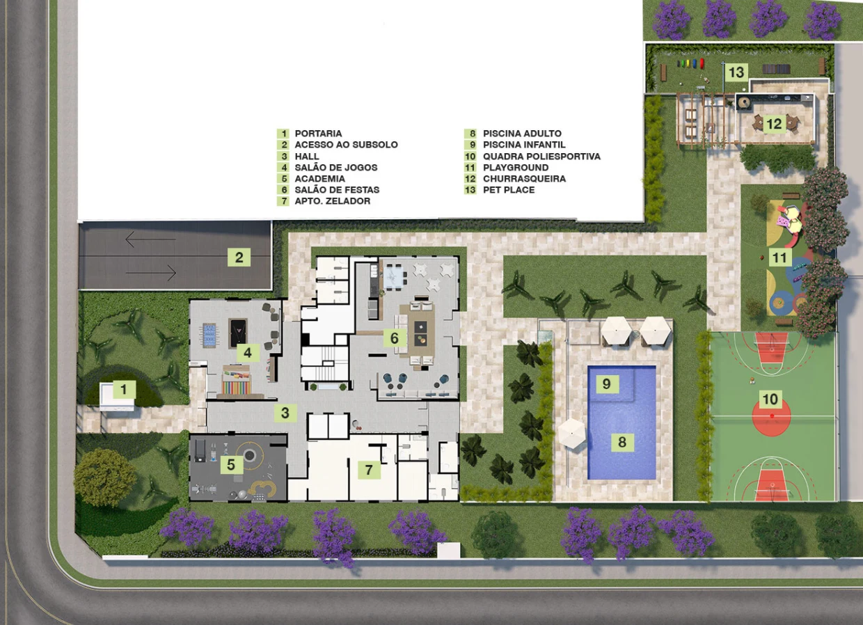 Planta do empreendimento