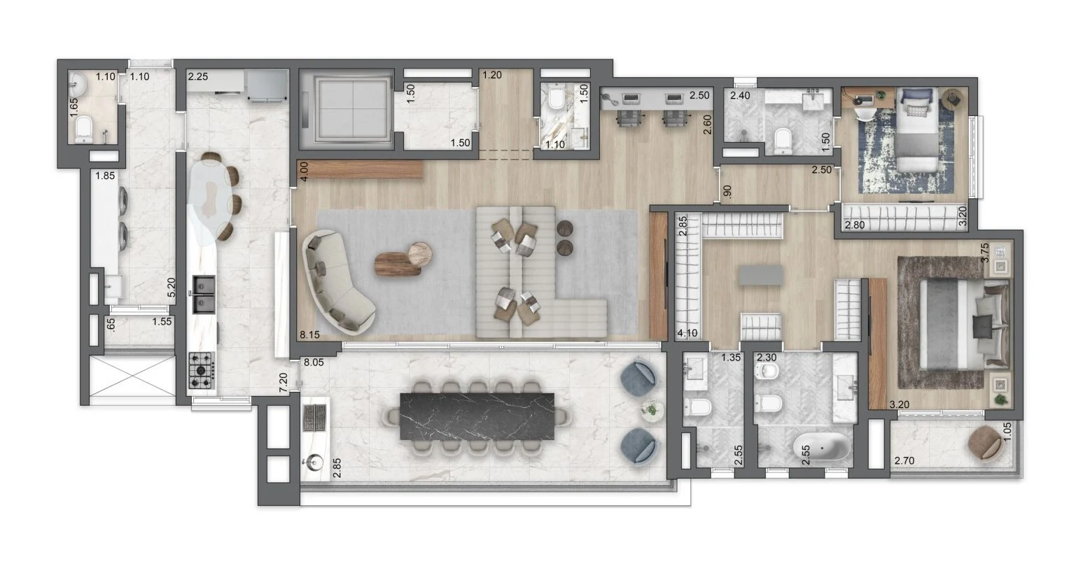 Planta do empreendimento