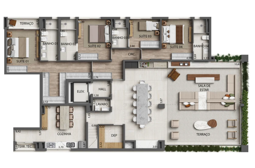 Planta do empreendimento