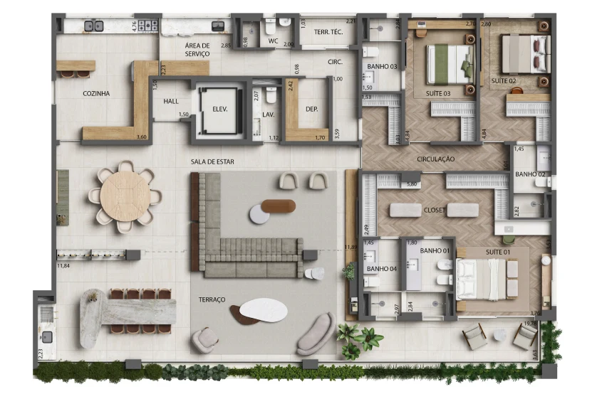 Planta do empreendimento