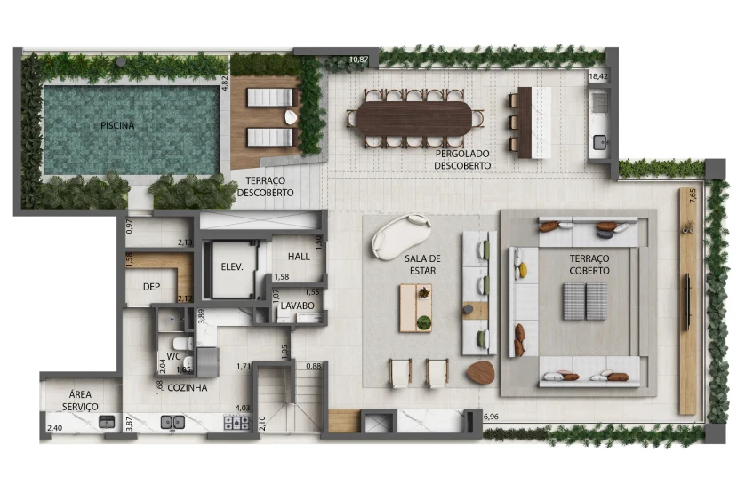 Planta do empreendimento