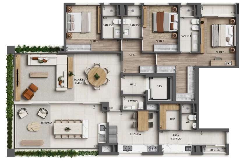 Planta do empreendimento