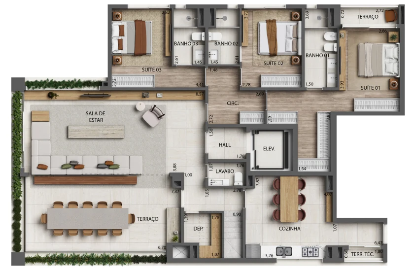 Planta do empreendimento