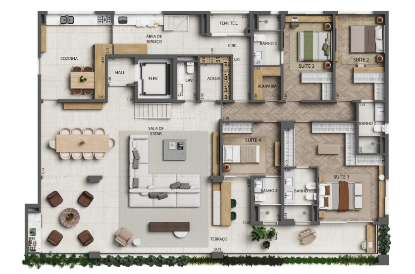 Planta do empreendimento
