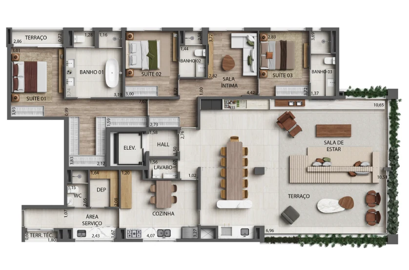 Planta do empreendimento
