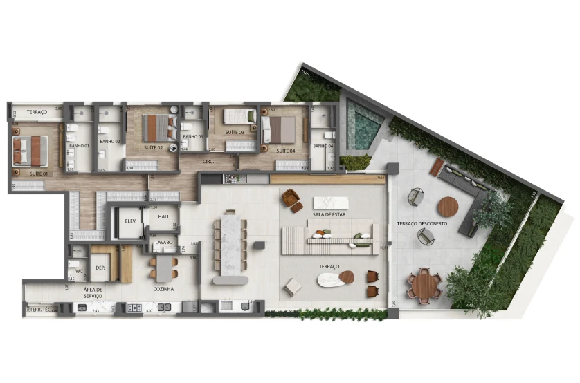 Planta do empreendimento